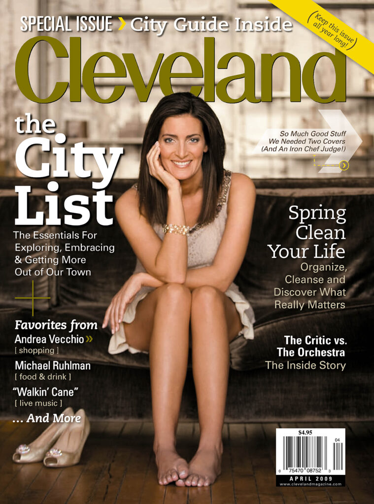 Andrea Vecchio on the Cover of Cleveland Magazine.